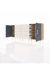 Arges Konsol 2 Raflı 4 Çekmeceli 2 Kapaklı 176x30x83 - S148M001V25A