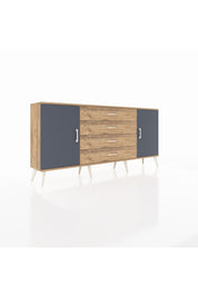 Arges Konsol 2 Raflı 4 Çekmeceli 2 Kapaklı 176x30x83 - S148M001V27A