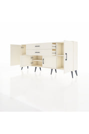 Arges Konsol 3 Raflı 2 Çekmeceli 4 Kapaklı 176x30x83 - S148M002V04A
