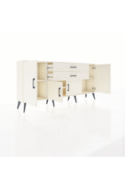 Arges Konsol 3 Raflı 2 Çekmeceli 4 Kapaklı 176x30x83 - S148M002V04A