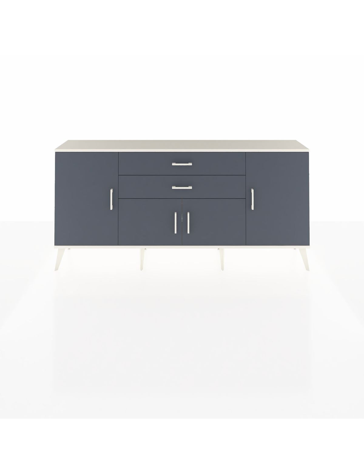 Arges Konsol 3 Raflı 2 Çekmeceli 4 Kapaklı 176x30x83 - S148M002V08A