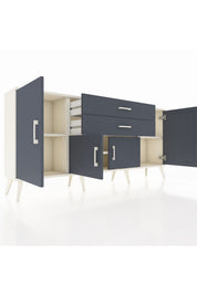 Arges Konsol 3 Raflı 2 Çekmeceli 4 Kapaklı 176x30x83 - S148M002V08A
