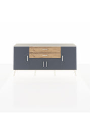 Arges Konsol 3 Raflı 2 Çekmeceli 4 Kapaklı 176x30x83 - S148M002V09A