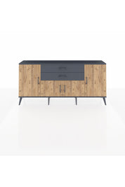 Arges Konsol 3 Raflı 2 Çekmeceli 4 Kapaklı 176x30x83 - S148M002V11A