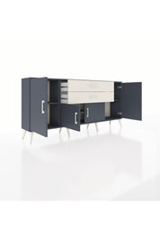 Arges Konsol 3 Raflı 2 Çekmeceli 4 Kapaklı 176x30x83 - S148M002V16A