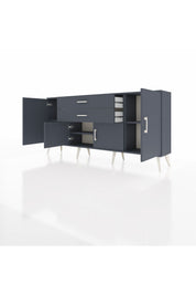 Arges Konsol 3 Raflı 2 Çekmeceli 4 Kapaklı 176x30x83 - S148M002V17A