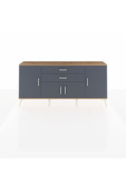 Arges Konsol 3 Raflı 2 Çekmeceli 4 Kapaklı 176x30x83 - S148M002V26A