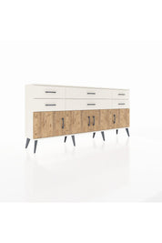 Arges Konsol 2 Raflı 6 Çekmeceli 4 Kapaklı 176x30x83 - S148M003V01A