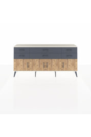 Arges Konsol 2 Raflı 6 Çekmeceli 4 Kapaklı 176x30x83 - S148M003V02A