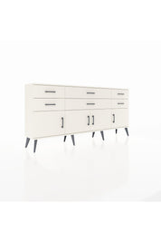 Arges Konsol 2 Raflı 6 Çekmeceli 4 Kapaklı 176x30x83 - S148M003V04A