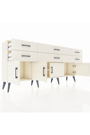 Arges Konsol 2 Raflı 6 Çekmeceli 4 Kapaklı 176x30x83 - S148M003V04A