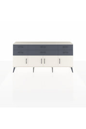 Arges Konsol 2 Raflı 6 Çekmeceli 4 Kapaklı 176x30x83 - S148M003V05A