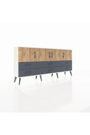 Arges Konsol 3 Raflı 6 Çekmeceli 4 Kapaklı 176x30x83 - S148M004V02A