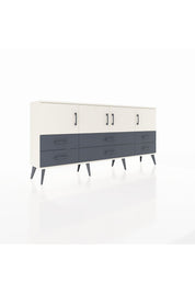 Arges Konsol 3 Raflı 6 Çekmeceli 4 Kapaklı 176x30x83 - S148M004V05A