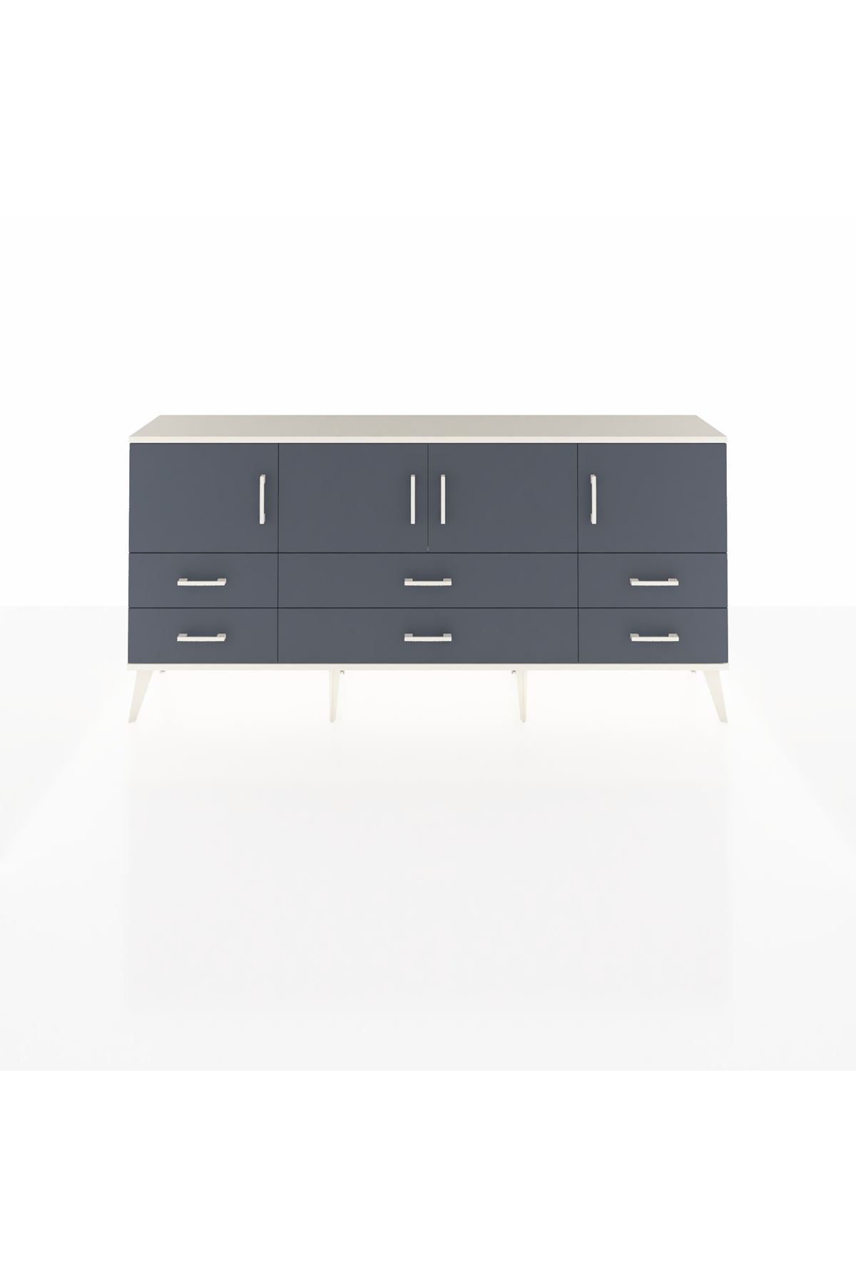 Arges Konsol 3 Raflı 6 Çekmeceli 4 Kapaklı 176x30x83 - S148M004V08A