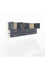 Arges Konsol 3 Raflı 6 Çekmeceli 4 Kapaklı 176x30x83 - S148M004V08A