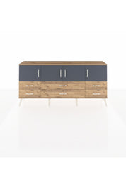 Arges Konsol 3 Raflı 6 Çekmeceli 4 Kapaklı 176x30x83 - S148M004V27A