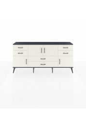 Arges Konsol Tek Raflı 6 Çekmeceli 4 Kapaklı 176x30x83 - S148M005V13A