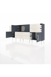 Arges Konsol Tek Raflı 6 Çekmeceli 4 Kapaklı 176x30x83 - S148M005V16A