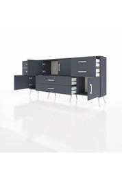 Arges Konsol Tek Raflı 6 Çekmeceli 4 Kapaklı 176x30x83 - S148M005V17A