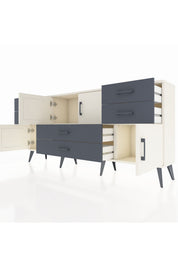 Arges Konsol 3 Raflı 6 Çekmeceli 4 Kapaklı 176x30x83 - S148M006V05A