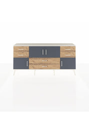 Arges Konsol 3 Raflı 6 Çekmeceli 4 Kapaklı 176x30x83 - S148M006V09A
