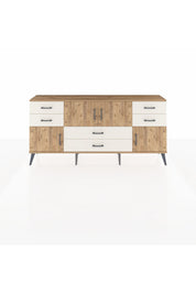 Arges Konsol 3 Raflı 6 Çekmeceli 4 Kapaklı 176x30x83 - S148M006V19A