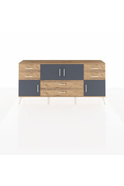 Arges Konsol 3 Raflı 6 Çekmeceli 4 Kapaklı 176x30x83 - S148M006V27A