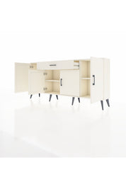 Arges Konsol 3 Raflı Tek Çekmeceli 4 Kapaklı 176x30x83 - S148M007V04A