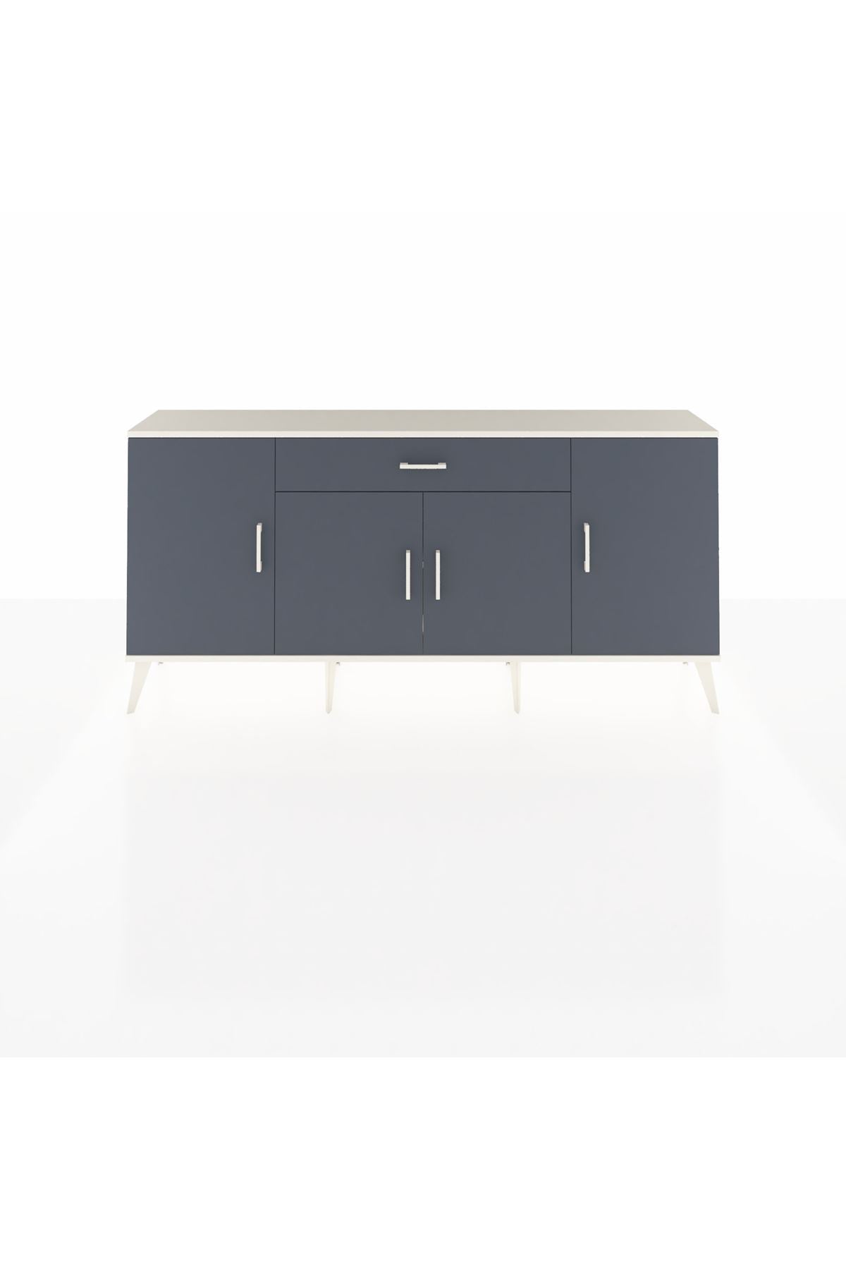 Arges Konsol 3 Raflı Tek Çekmeceli 4 Kapaklı 176x30x83 - S148M007V08A