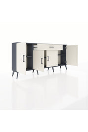 Arges Konsol 3 Raflı Tek Çekmeceli 4 Kapaklı 176x30x83 - S148M007V13A