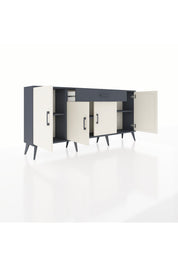 Arges Konsol 3 Raflı Tek Çekmeceli 4 Kapaklı 176x30x83 - S148M007V14A