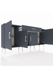 Arges Konsol 3 Raflı Tek Çekmeceli 4 Kapaklı 176x30x83 - S148M007V17A