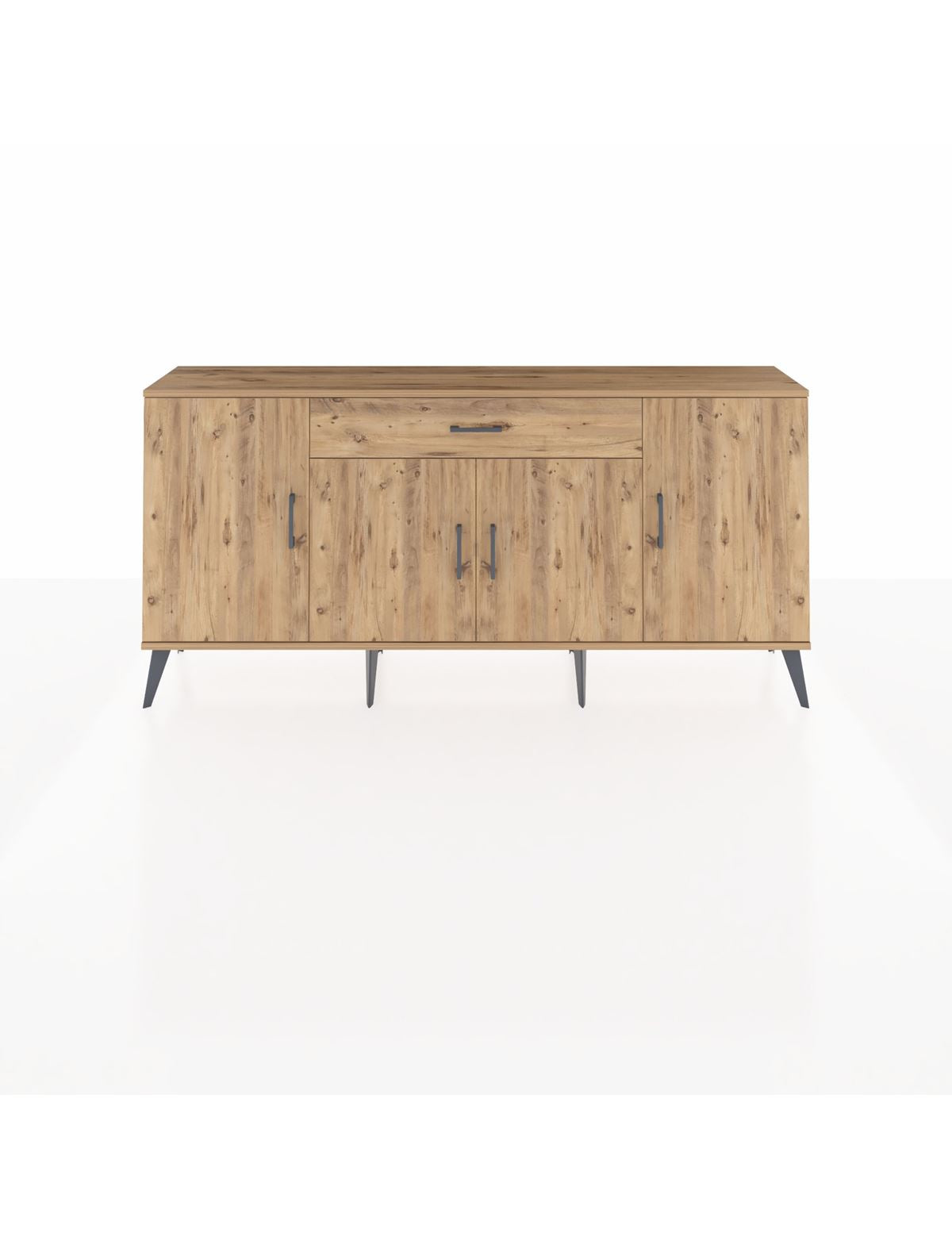 Arges Konsol 3 Raflı Tek Çekmeceli 4 Kapaklı 176x30x83 - S148M007V21A