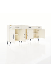 Arges Konsol 3 Raflı 3 Çekmeceli 4 Kapaklı 176x30x83 - S148M008V04A