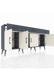Arges Konsol 3 Raflı 3 Çekmeceli 4 Kapaklı 176x30x83 - S148M008V14A