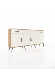 Arges Konsol 3 Raflı 3 Çekmeceli 4 Kapaklı 176x30x83 - S148M008V22A