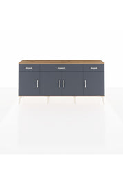 Arges Konsol 3 Raflı 3 Çekmeceli 4 Kapaklı 176x30x83 - S148M008V26A
