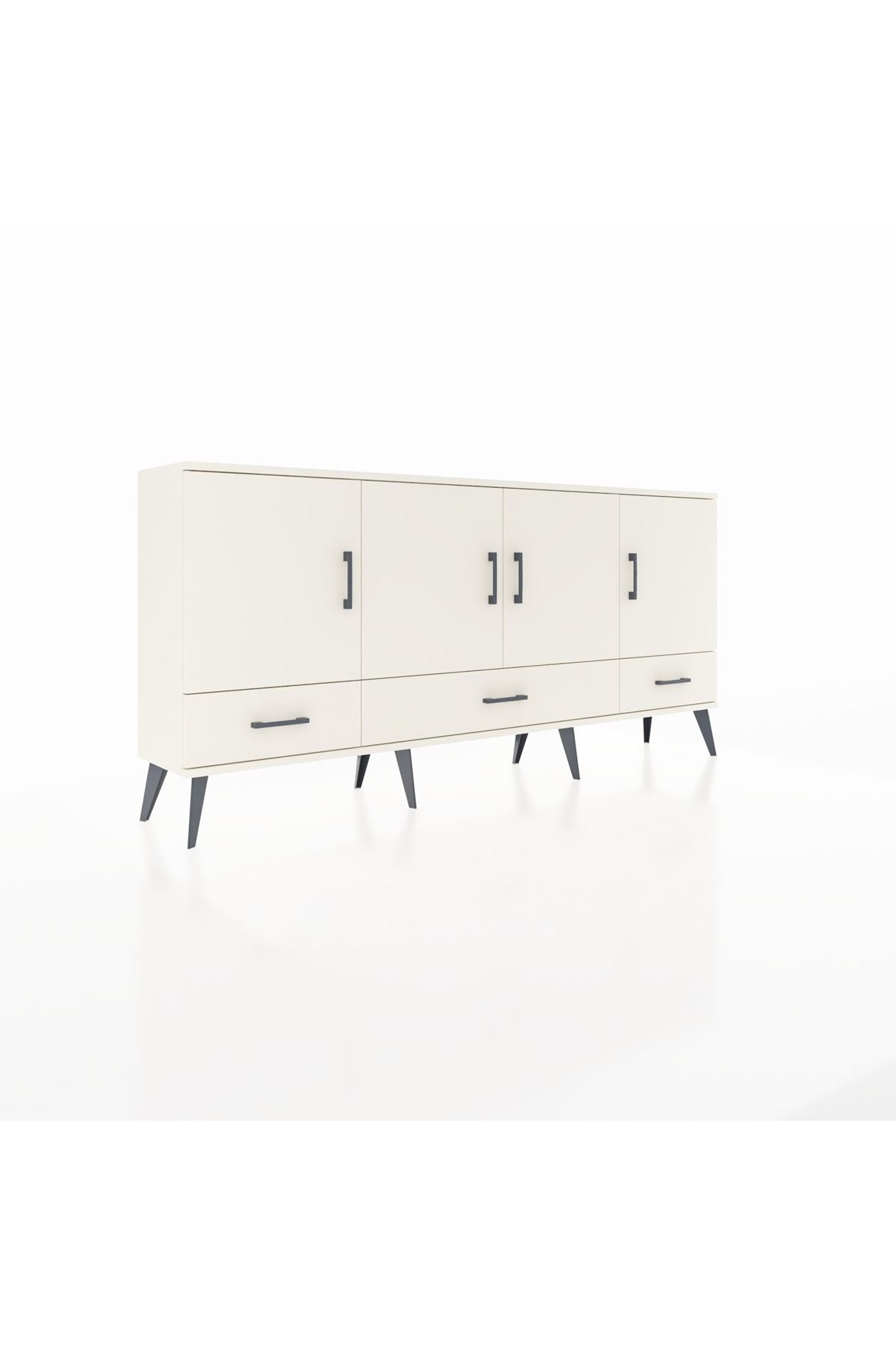 Arges Konsol 6 Raflı 3 Çekmeceli 4 Kapaklı 176x30x83 - S148M009V04A