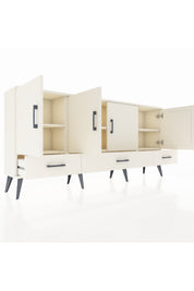 Arges Konsol 6 Raflı 3 Çekmeceli 4 Kapaklı 176x30x83 - S148M009V04A