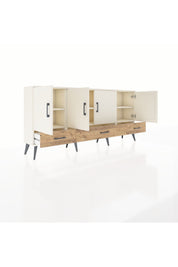 Arges Konsol 6 Raflı 3 Çekmeceli 4 Kapaklı 176x30x83 - S148M009V06A