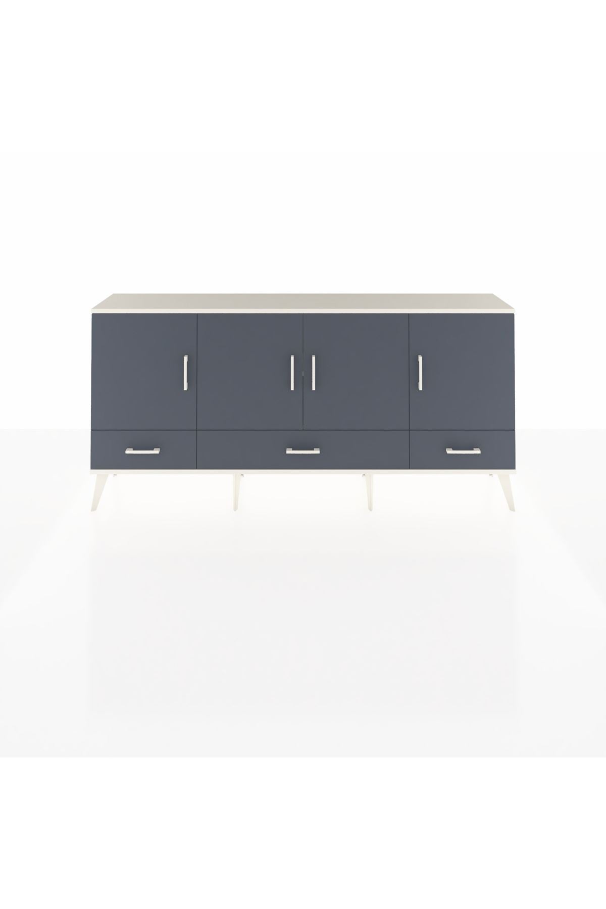 Arges Konsol 6 Raflı 3 Çekmeceli 4 Kapaklı 176x30x83 - S148M009V08A