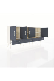 Arges Konsol 6 Raflı 3 Çekmeceli 4 Kapaklı 176x30x83 - S148M009V08A