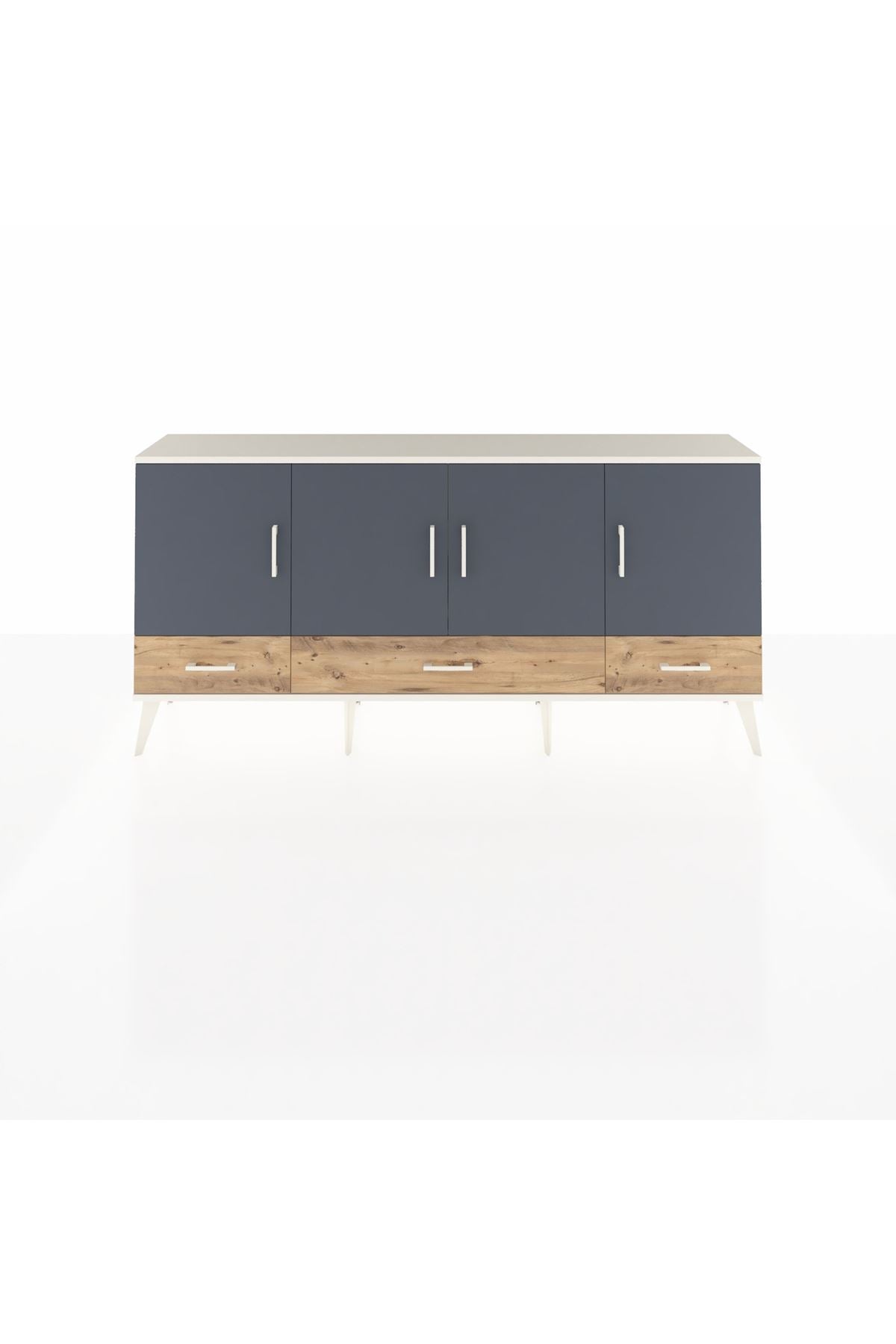 Arges Konsol 6 Raflı 3 Çekmeceli 4 Kapaklı 176x30x83 - S148M009V09A