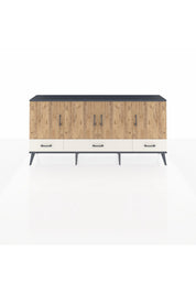 Arges Konsol 6 Raflı 3 Çekmeceli 4 Kapaklı 176x30x83 - S148M009V10A