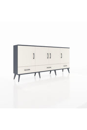 Arges Konsol 6 Raflı 3 Çekmeceli 4 Kapaklı 176x30x83 - S148M009V13A