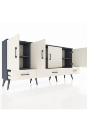 Arges Konsol 6 Raflı 3 Çekmeceli 4 Kapaklı 176x30x83 - S148M009V13A