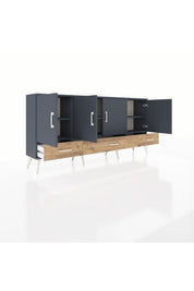 Arges Konsol 6 Raflı 3 Çekmeceli 4 Kapaklı 176x30x83 - S148M009V18A