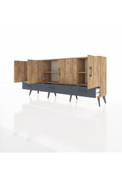 Arges Konsol 6 Raflı 3 Çekmeceli 4 Kapaklı 176x30x83 - S148M009V20A