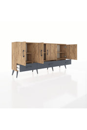 Arges Konsol 6 Raflı 3 Çekmeceli 4 Kapaklı 176x30x83 - S148M009V20A